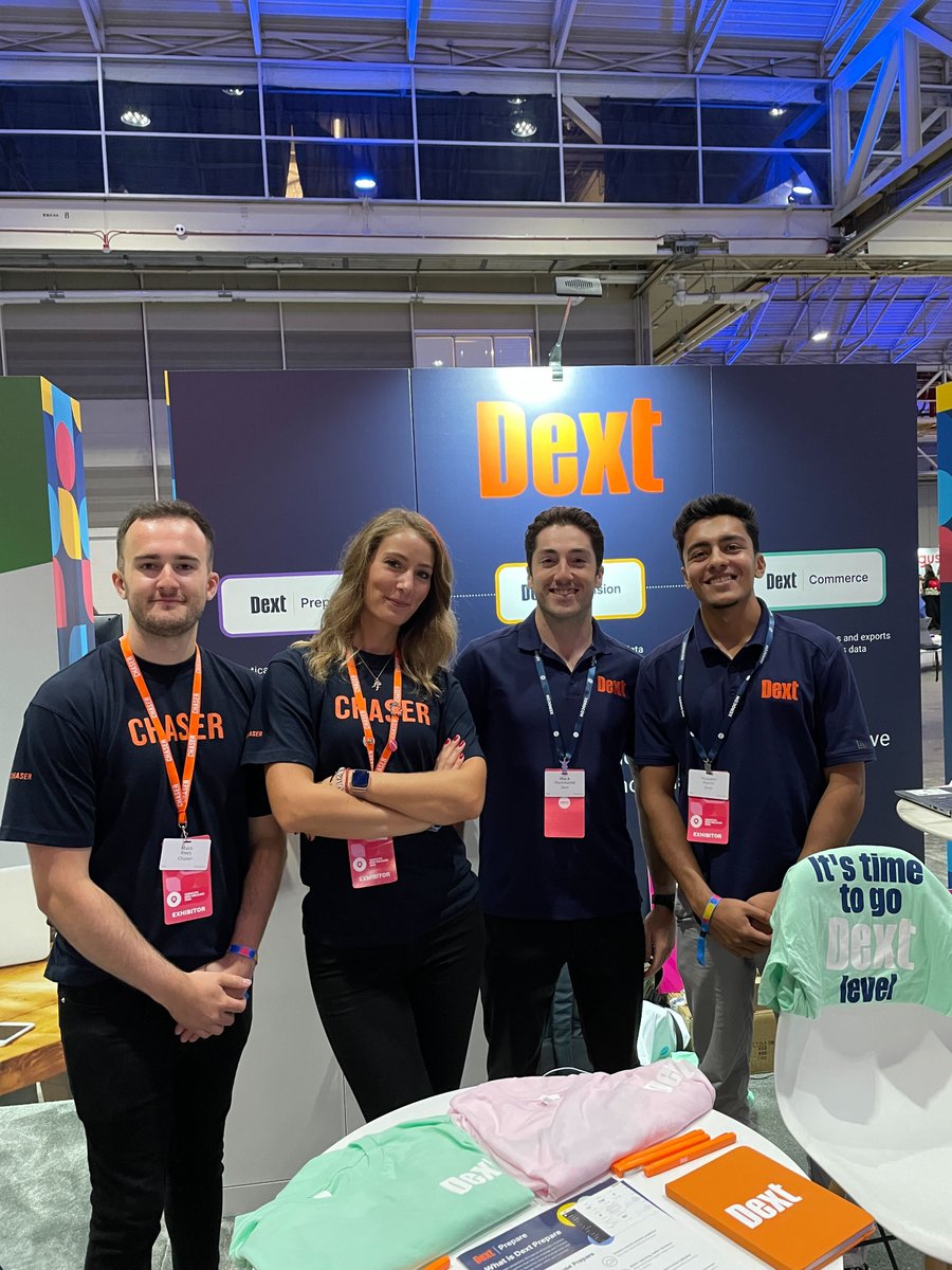 chaser_hq's tweet photo. Great catching up with the team from @dextofficial at #Xercon New Orleans today π§‘π https://t.co/dl7V9RvBWu