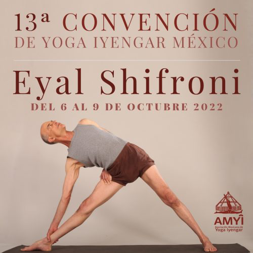 13a Convención de Yoga Iyengar México con un invitado muy especial, el maestro Eyal Shifroni.

📅FECHA
6 al 9 de octubre, 2022
📍LUGAR
Hotel Misión San Gil, Querétaro, México
💳COSTOS
Socios AMYI
Preventa hasta el 29 de agosto $10,800 MXN
Más información: amyi.site/eyalshifroni/