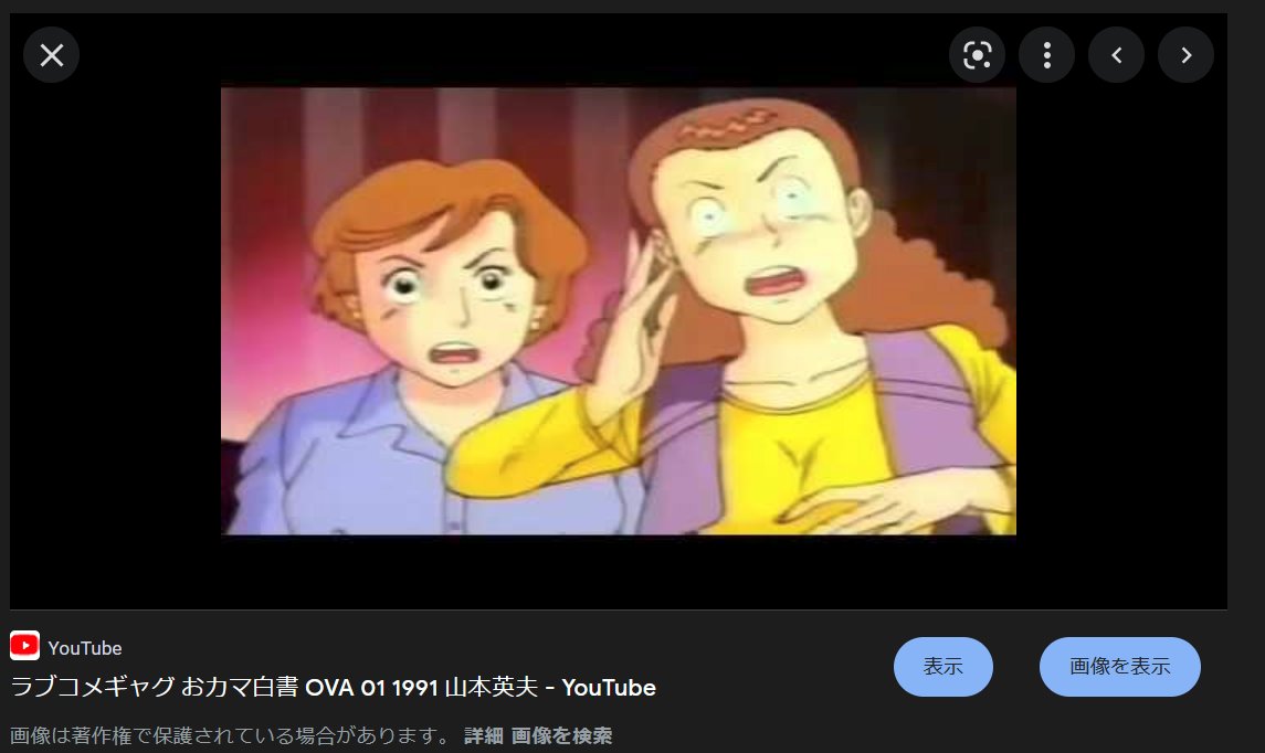 Unkoer アニメ 大全 Vhsしか出てないovaも画像があったりしてvhsからキャプチャしてるのか と気になって色々見てたら アスペクト比狂ってる上に上下に黒帯付いてるのあって検索してみたら Youtubeに違法アップロードされてる動画のサムネと同じだ