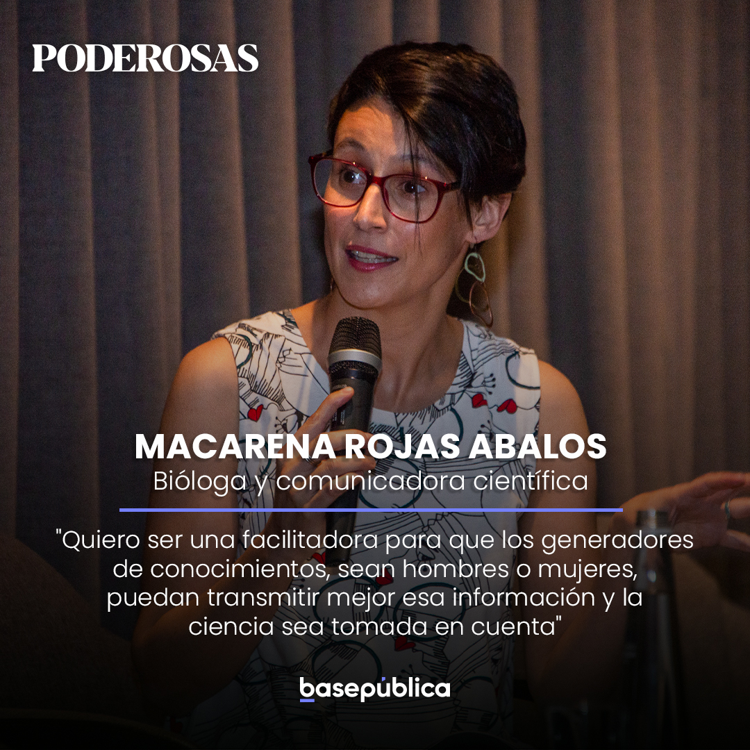 🟣 #Poderosasbp | Democratizar la ciencia es una de las motivaciones de Macarena Rojas (<a href="/Mrojas_Abalos/">Macarena Rojas Abalos</a>), bióloga que hoy está abocada a la docencia y la divulgación. Esta semana destacamos a Macarena por facilitar el entendimiento de las ciencias y acercarla a todos y todas👇