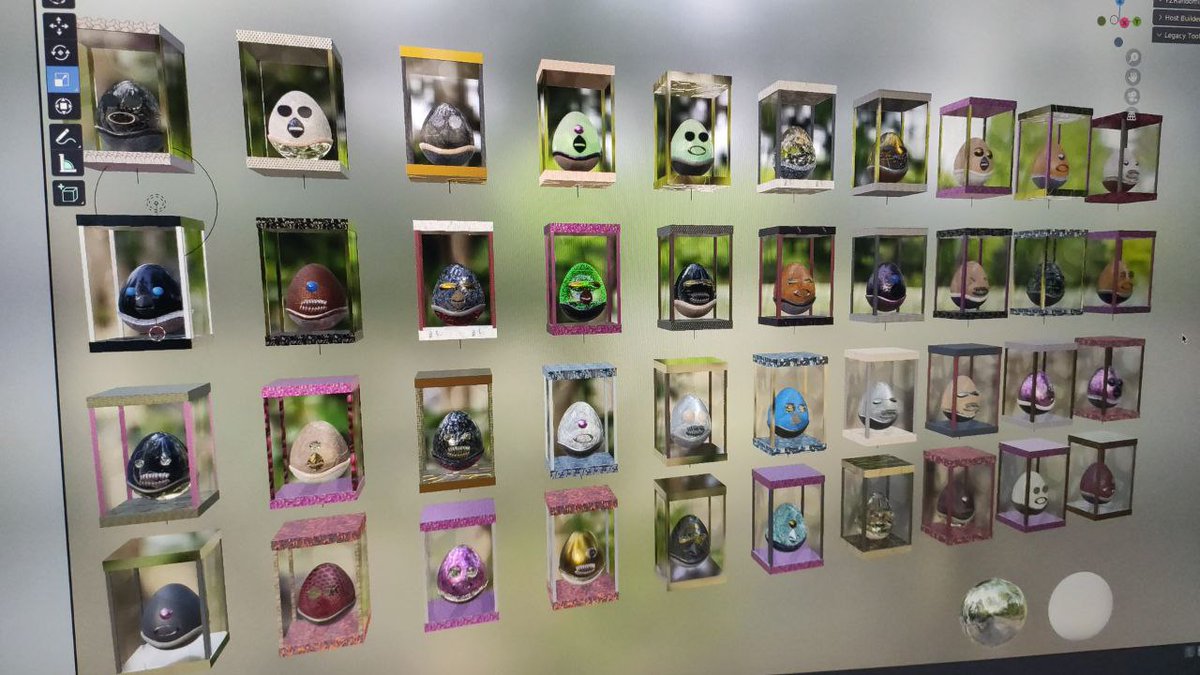 TheEggmenNFT's tweet photo. Ever wonder what it looks like behind the scenes? Which one is your favorite?
#WeAreTheEggmen 

#NFTCollection #nftart #loopring #NFTCommunity #blender https://t.co/vsBZhiU6gl