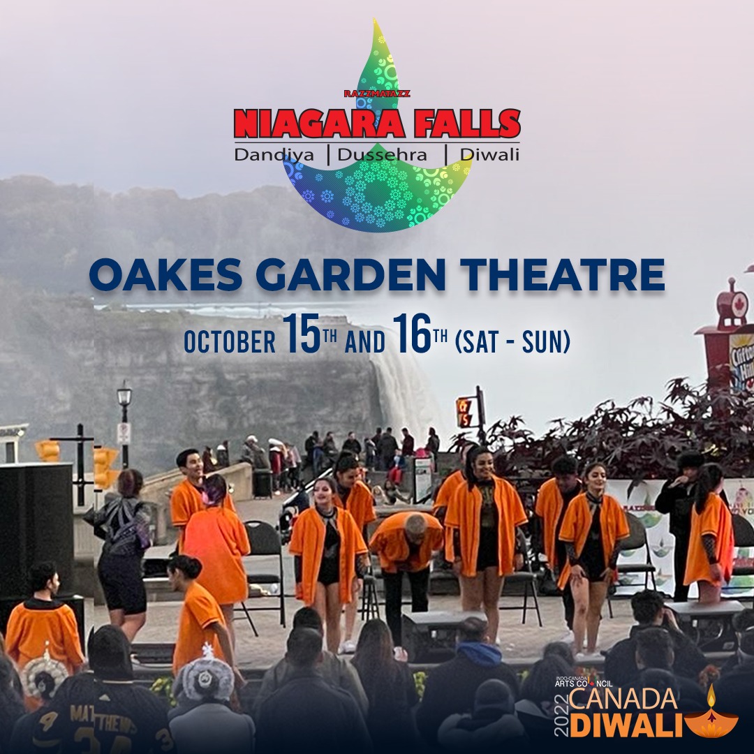 Canada Diwali presents Oakes Garden Theatre, an event of fiesta with Bollywood dance performances to rock the  stage. Come join us on October 15th &amp; 16th &amp; groove to your favourite Bollywood numbers.

#canadadiwali #oakesgarden #diwalirazzmatazz #diwali #celebration #dussehra