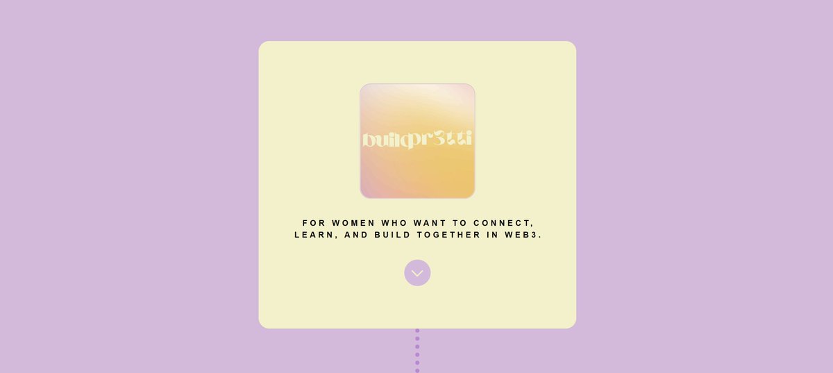 scarlett_spade's tweet photo. Are you a woman interested in connecting, learning, and building with other women in #web3? This community is for you: https://t.co/xhBPYJtj38
#buildpr3tti https://t.co/kwi4X7ZRPm