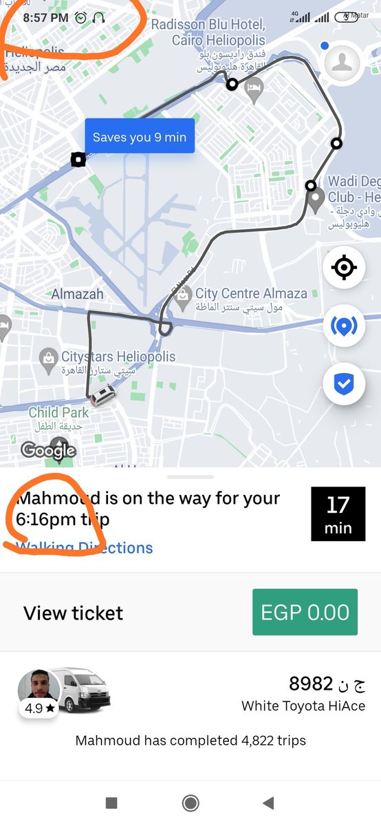 MElashryOffi's tweet photo. Perhaps this is the worst service I've ever get in my life @Uber, the funny thing is that up till that moment the trip is still waiting for the driver 😂and the worst part that you can't even contact the customer service or the driver👎 https://t.co/E9dnd35OAg