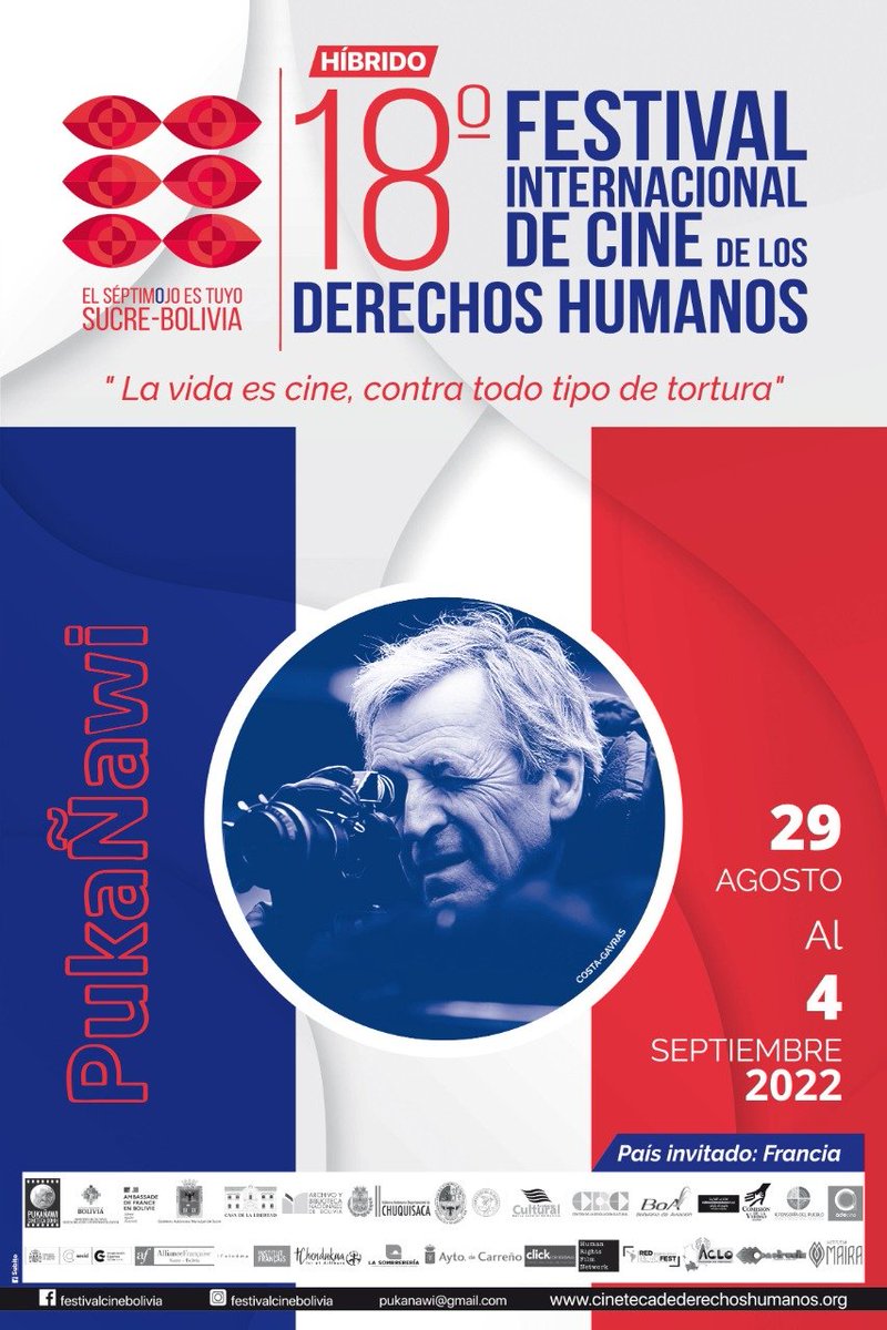 adecinebolivia's tweet photo. Programa de actividades del 18vo Festival Internacional de Cine de los Derechos Humanos " El Séptimo Ojo es Tuyo".#FESTIMO
Link para descarga: file:///C:/Users/OptiPlex%203060/Downloads/Programa%20CINE%202022_DIGITAL-2.pdf https://t.co/0qKO8Xim16