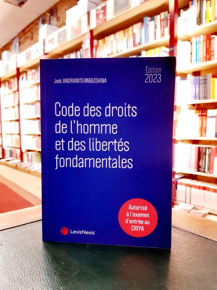 Il est arrivé! Librairie des lois, 3 rue des lois à Toulouse et dans toutes les bonnes librairies de France <a href="/LexisNexisFr/">LexisNexis France</a> <a href="/Lexis_Etudiants/">LexisNexisÉtudiant</a> <a href="/irdeic/">🇪🇺 IRDEIC 🇪🇺</a> @Fac_droit_tlse @UT1Capitole #CRFPA #Droitdeslibertes @LisePerrin1 <a href="/Chrystel_Faure/">Chrystel Faure</a>