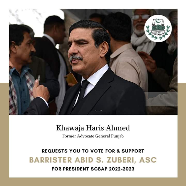 MohsinShahPSF's tweet photo. Uphold the integrity of the law with your vote!
Kindly vote for and support Barrister Abid S. Zuberi in the SCBAP 2022-23 elections.
#AbidSZuberi #Lawyers #Pakistan #ElectionSCBA #SupremeCourt https://t.co/dclpwwO5TR