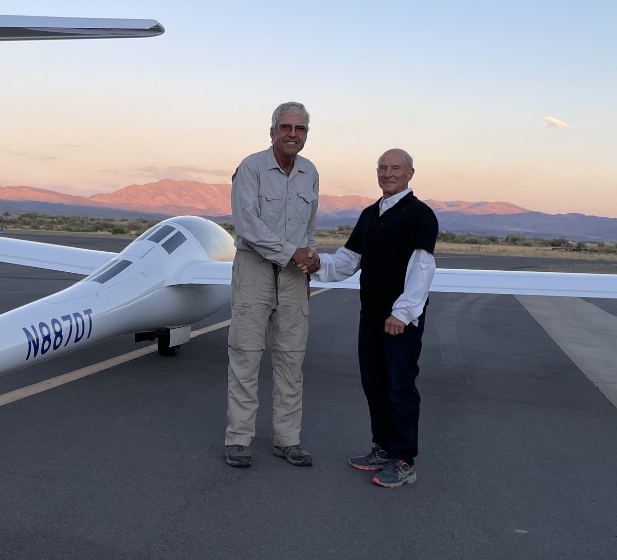 It was an epic day. 
On 8/23, Perlan Project Chief Pilot Jim Payne, with Dan Gudgel in the Arcus J, soared to the top of the #OLC World Speed Championship with 204.8 kph over 2.5 hours. Final results come in this Sept., but we're so pleased for Jim to be at the top right now.
