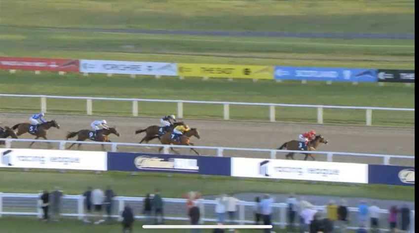 katiemcgiv's tweet photo. Impressive hands and heels win from Derryconnor 2yo graduate Zaman Jemil @NewcastleRaces for @RogerCharlton . Sold at the @Goffs1866 Dubai breeze up sale. Well done to all connections. #teamD #alwaysadude #winnerwinner https://t.co/mL8w2WK3My