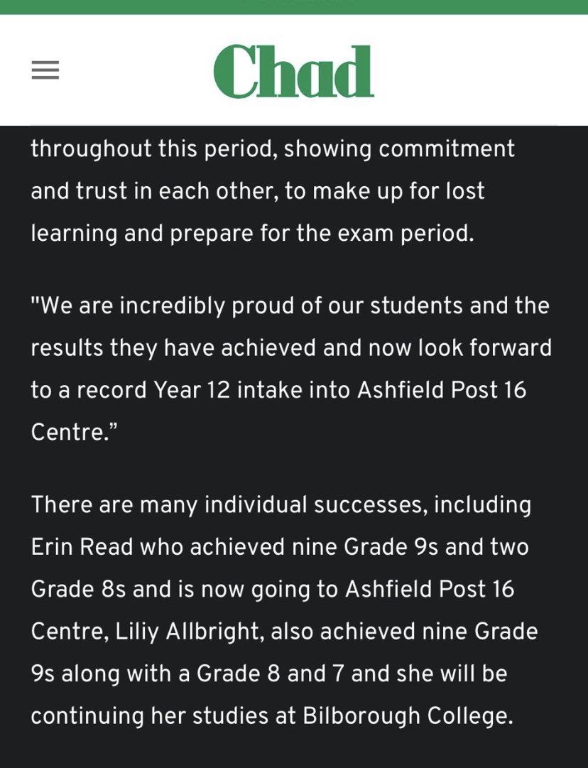 #GCSEResultsday well done all pupils and every teacher along the way. So very proud of Lily, a former <a href="/MapplewellsPrim/">Mapplewells Primary and Nursery School</a> pupil who has achieved so much in her GCSEs. A true super star with a bright future ahead, built on solid foundations from <a href="/FlyingHighTrust/">Flying High Partnership</a>