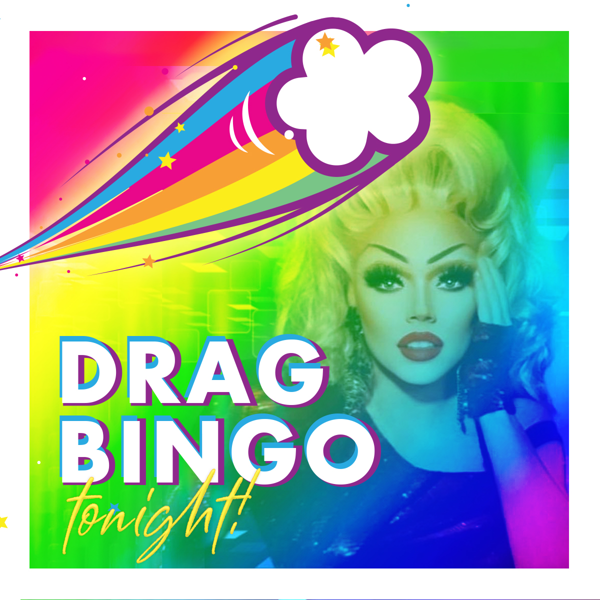 Drag Bingo on our anniversary week is 🔥 🔥 We'll have Laces Out Run Club at 5:30 + 6:30, Drag Bingo at 7pm with your favorite, Ms. Dessie Love-Blake and Brother John Mobile Kitchen filling hanger with delicousness! (Try the brussel sprouts!)