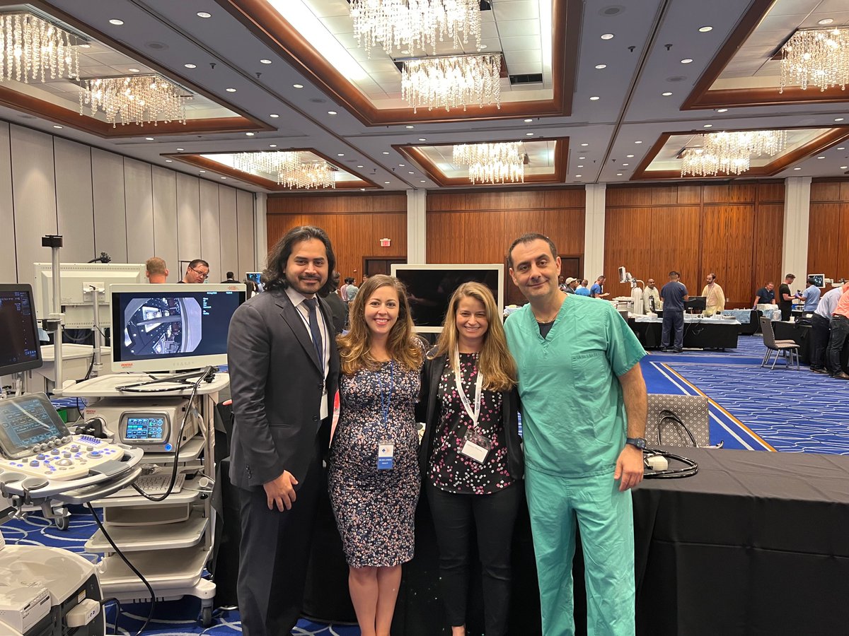 magicendoscopy's tweet photo. Ex-vivo hands-on at the Hyatt Regency New Brunswick with Dr. Michel Kahaleh, the program director of MAGIC
@mkahaleh 
#MAGIC2022 #Endoscopy #Gastroenterology
#Gastrointestinal
#Pancreas https://t.co/kFWAsNrxkd