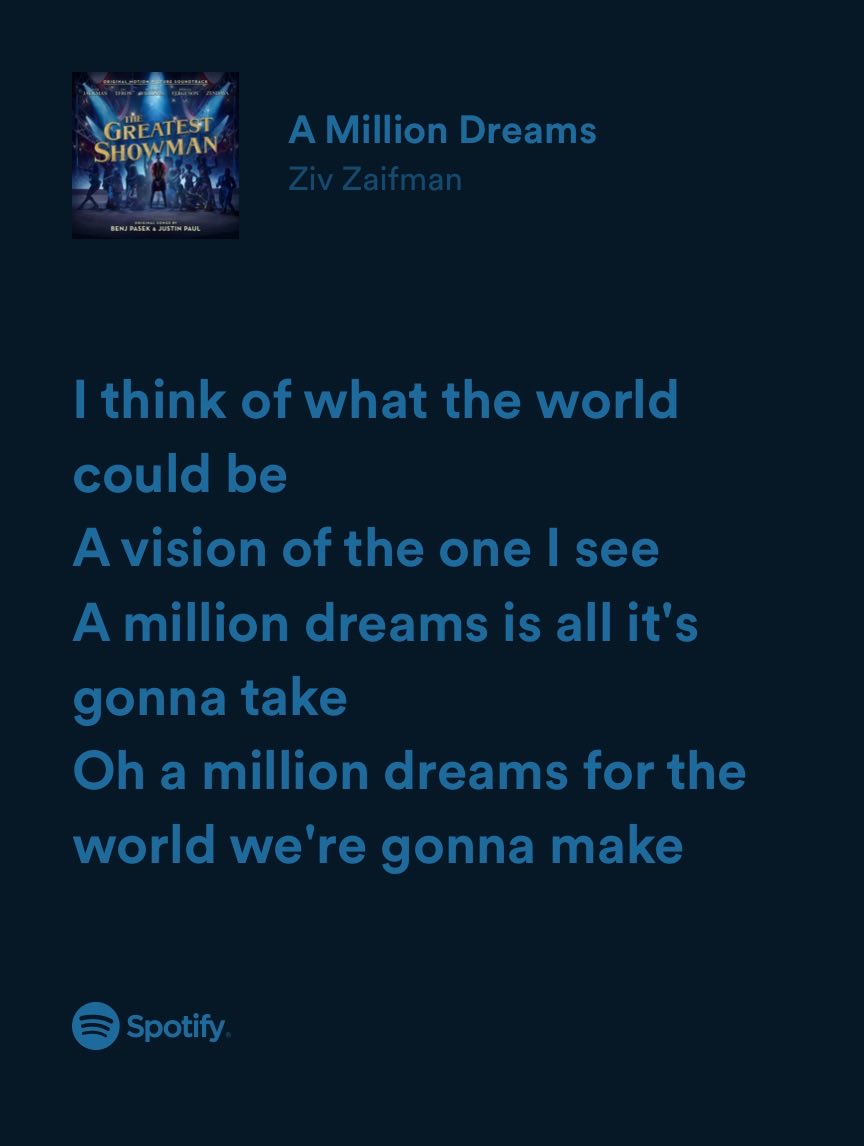 DuhsRaphael's tweet photo. To myself and everyone who is about to change the world. Keep going guys and listen to this great song! ⁦@RealHughJackman⁩ incredible song, even better movie 🔥 https://t.co/JypIUm2jpO https://t.co/cmammA8Xjt