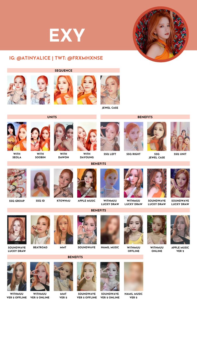 WJSN [SEQUENCE] — photocard template / wishlist 220825 ver