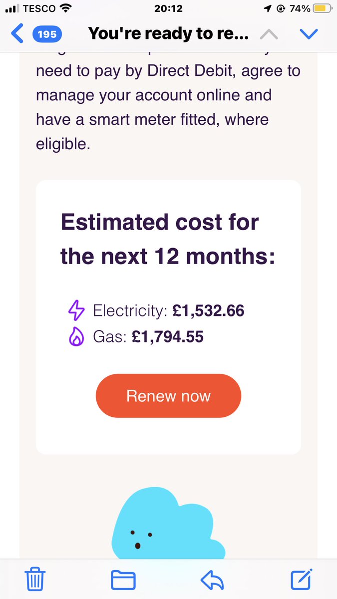 HarveydogB's tweet photo. @MartinSLewis @ofgem Estimated costs from E.On Next for my son who has severe learning difficulties: https://t.co/1MZ2z1w88J