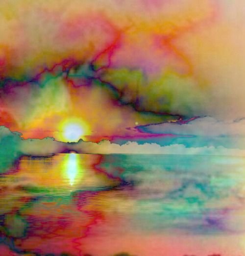 Every time you see a rainbow, every time you watch the sunset, and every time you remember a dream .. they’re all little glimpses into what’s beyond our world ..

~ Kevin A. Kuhn 

Artist Credit : pureblindingcolour