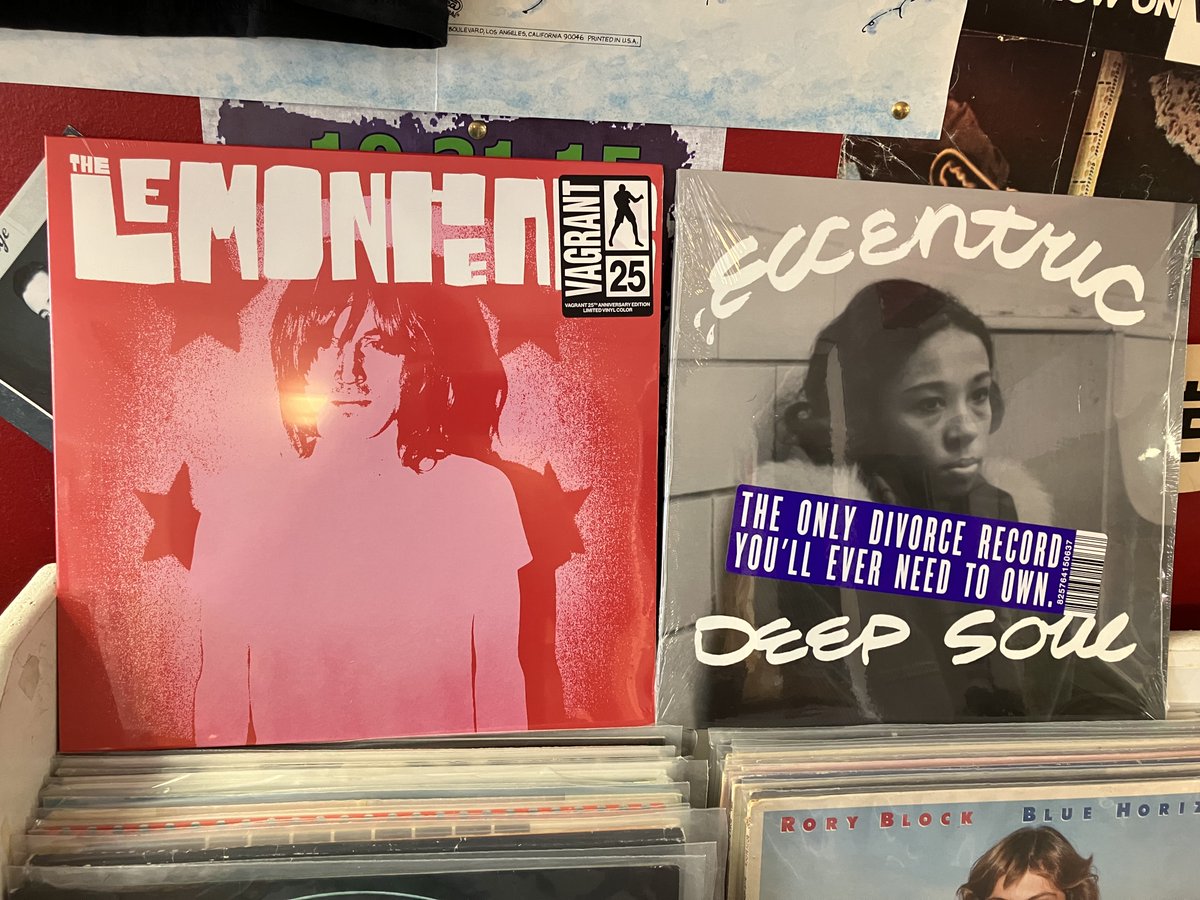 Lemonheads (color vinyl, avail. Friday) &amp; Eccentric Deep Soul compilation from Numero