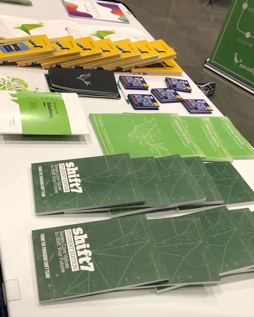 KatieKinder1's tweet photo. #ossba come see us! #oklaed sign your teachers up for our workshop, come get some swag and a couple books! #paradigmshifteducation https://t.co/Xrb76gmeX9