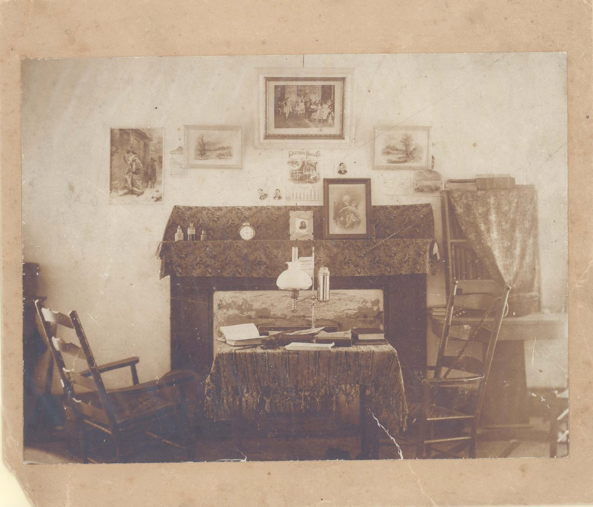 DavidsonArchive's tweet photo. Since many students moved into dorm rooms this week, we thought we would share examples of two dorm rooms from years past at Davidson: one from the 19th century and one from the early 20th century. https://t.co/FioV82XljS