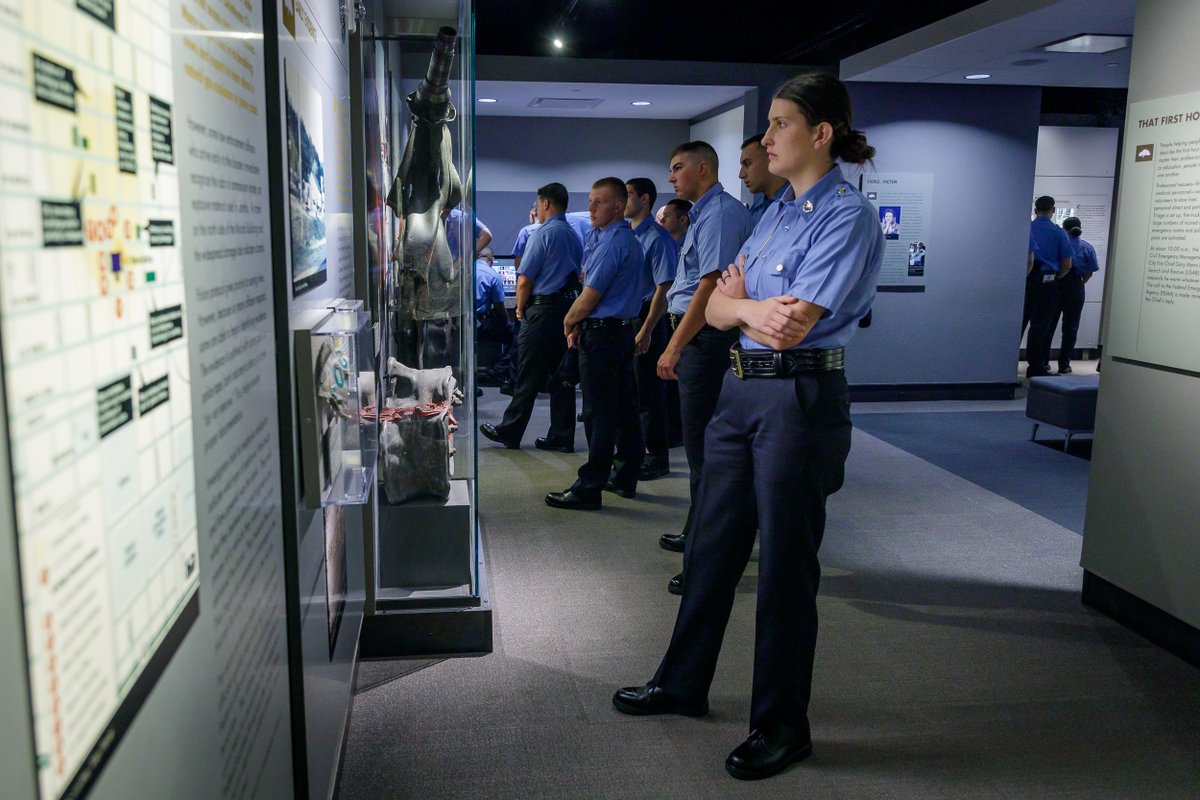 OKCNM's tweet photo. Every year, a new @OKCPD recruiting class experiences the Memorial and Museum as part of their onboarding process. This is an important visit — you can’t truly understand this community without knowing the impact of April 19, 1995!
We were honored to host Class 145 today. https://t.co/Aa7mELfDGo