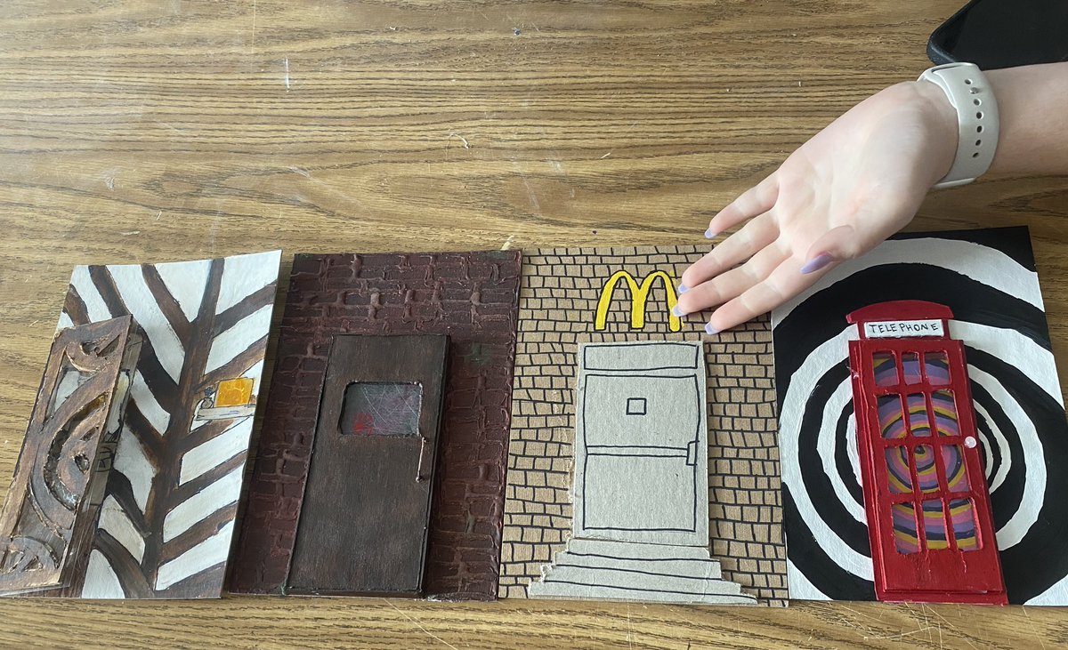 3d_mhs's tweet photo. Sculpture 1 Tiny Doors are almost ready to be installed. As a student said to me “welcome to the tiny neighborhood”!
#sculpture #tinydoors #tinydoorsmilton #fultonartsstrong #arteducation #gaea #naea @GaDOE_FineArts @ArtsFCS @JonesBC_MHS @dpbrown99 @CaptainPainter https://t.co/mGcY24wBBA