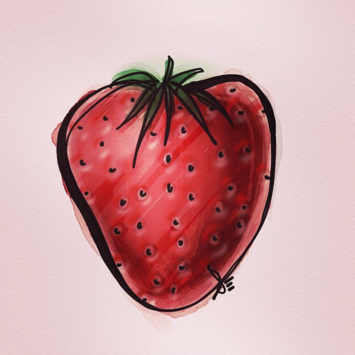 wistfulwhimsy's tweet photo. Just a strawberry. Maybe it’s a reminder that summer’s not quite over yet. 1/

#madewithapentip #madeinsketches #ipaddoodles #strawberry #strawberryphilosophy #art #asd #autism #neurodiversity #disability #chronicillness #invisibleillness #fibromyagia #fibro #spoonie #spoonielife https://t.co/UyEVWrUQY3
