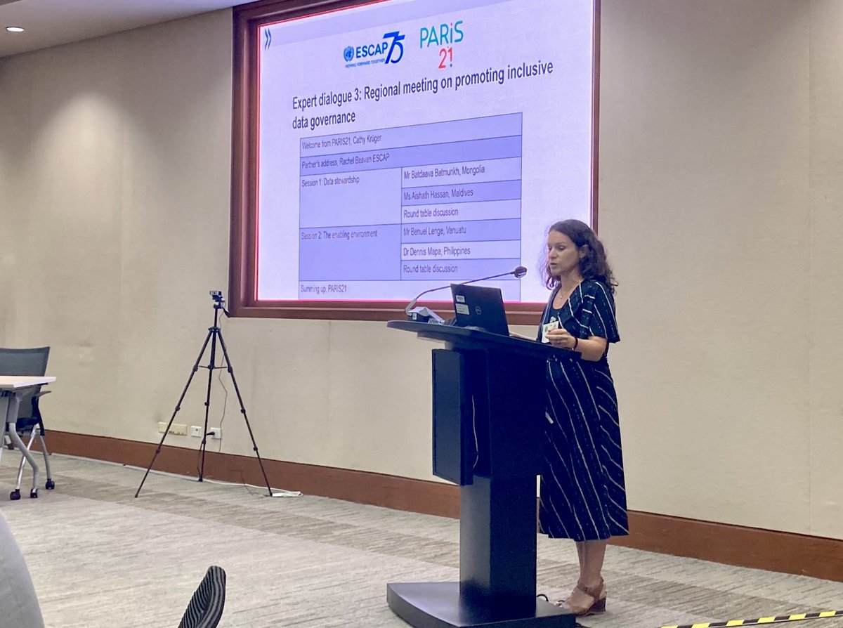 ContactPARIS21's tweet photo. During the PARIS21 Regional Fall Meeting in #Asia & the #Pacific,
given countries’ diverse contexts and experiences around inclusive #DataGovernance
Participants concluded that continued exchanges and discussions on this issue are essential.
@UNESCAP
#APStatsCST8 https://t.co/frIMOv0zQd