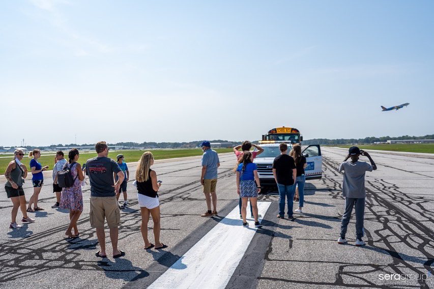 SBNairport's tweet photo. A little #ThrowbackThursday action of last year's Aviation Education Day! We are now only 2️⃣ days away and more excited than ever! 😃✈️
#TBT #2MoreDays #TheCountdownIsReal #SBNAviationEducationDay #SBNAviationEducationDay2022 #SBNAED22 https://t.co/gn2VoladWx
