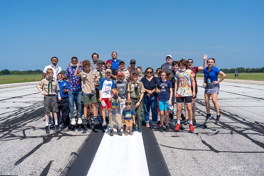 SBNairport's tweet photo. A little #ThrowbackThursday action of last year's Aviation Education Day! We are now only 2️⃣ days away and more excited than ever! 😃✈️
#TBT #2MoreDays #TheCountdownIsReal #SBNAviationEducationDay #SBNAviationEducationDay2022 #SBNAED22 https://t.co/gn2VoladWx