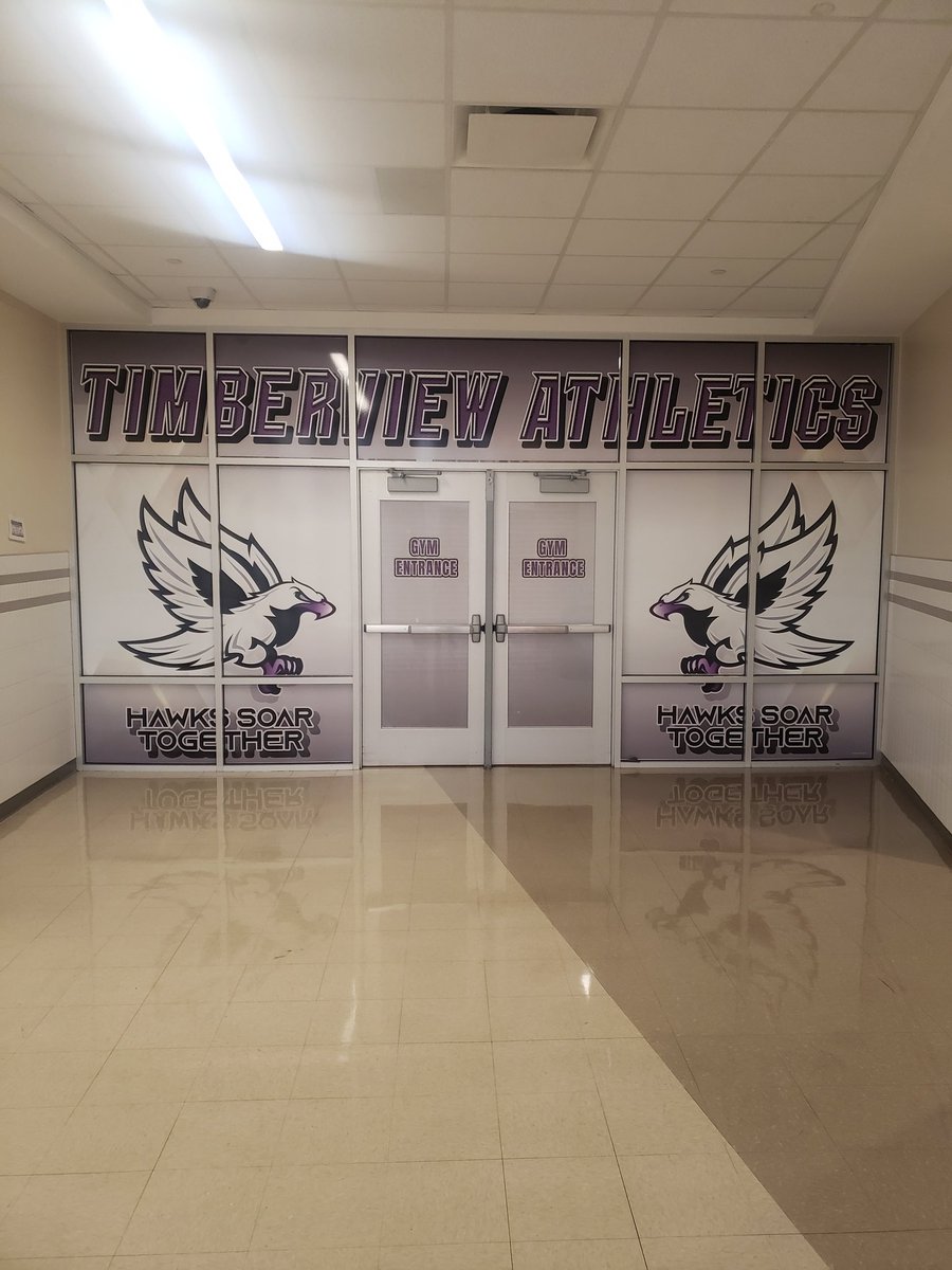 We got a face-lift!
Thank You @TimberviewMS
<a href="/Tviewboys/">Timberview Boys Athletics</a> 
<a href="/KISDAthletics/">Keller ISD Athletics</a>
#HawkNation
#SoaringTogether 
#LadyHawksRock 
#FalconStrong 
#westayready