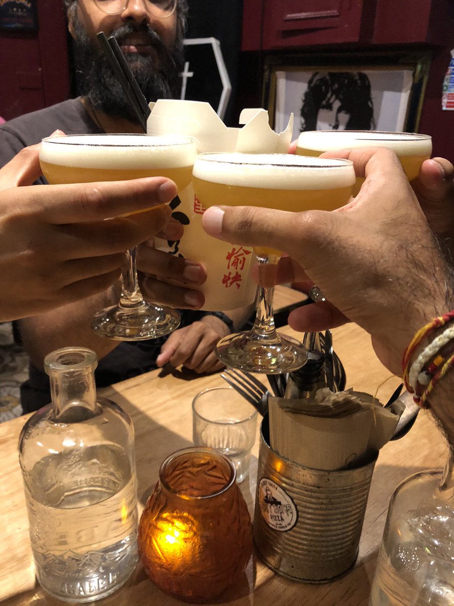 SwamiBaracus's tweet photo. Out with the goons yesterday to celebrate the bro’s big day coming up! And what better way to celebrate than by combining two of my favourite things... Lost Boys &amp; Pizza! 

If you’re a fan of both like me, pop down to @lostboyspizza in N London. Awesome charcoal base pizzas 🍕🧛 https://t.co/fwfPJjLmtP