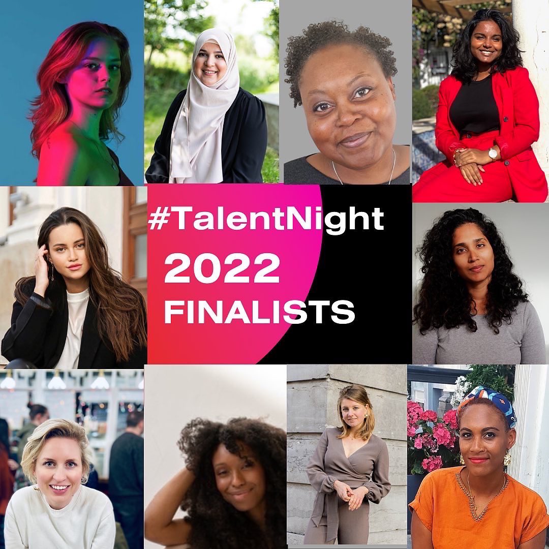 TEDxAmsWomen's tweet photo. Meet the #TalentNight2022 finalists!
These 10 exceptional women will be sharing their inspiring stories to shed light on different #PressingIssues on Sep 30th.We are sure the powerful stories & ideas of the finalists will motivate & encourage people to challenge pressing issues https://t.co/RSj3XsWjol