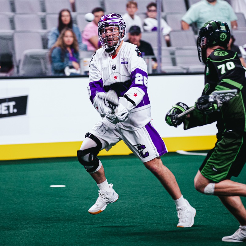 PantherCityLax's tweet photo. Defensemen Pat Foley and Josh Medeiros have inked two-year deals to run it back in Cowtown!