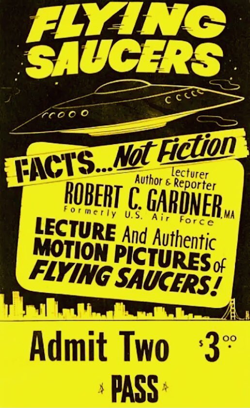 MHuntington7's tweet photo. Pass to a 1960 UFO lecture. ๐ธ
#UFOTwitter #UAPTwitter #UFOs #UAP #FlyingSaucers #Ufology #UFOHistory #UFOLecture #SecretRevelations #Ufotainment https://t.co/KCLI6u2eew