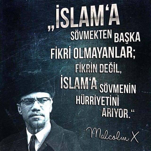 SnmezNurdan's tweet photo. @Canan_Kaftanci Sahnede "CHP'li olur kendisi sapıklığı ordan geliyor efendim." deyip kahkahayı patlatsaydı saygıyla karşılar ve gülmemekle mi yetinirdiniz? Sizin aradığınız yargı bağımsızlığı ya da demokrasi değil. Sizin gibilere cevabı Malkolm X yıllar önce verdi. https://t.co/kmqiXUFGUN