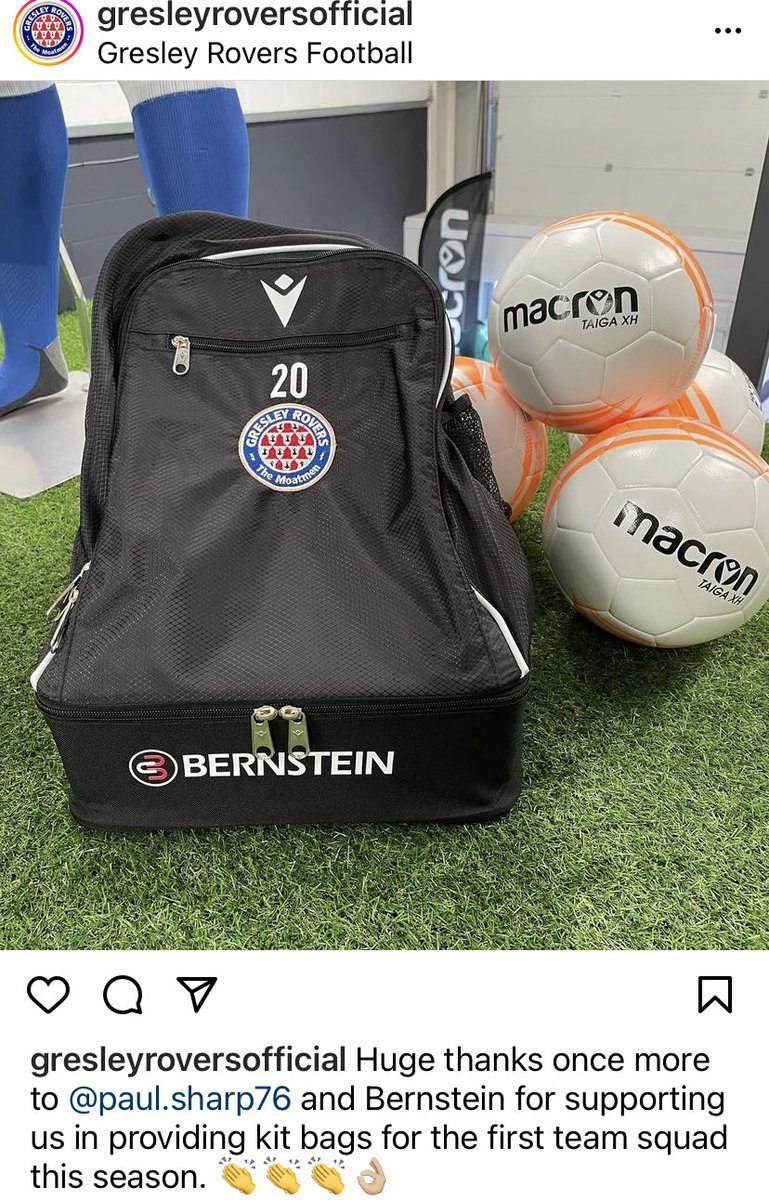 Thank you ⁦<a href="/Bernstein_Ltd/">BERNSTEIN Ltd</a>⁩ ⁦for your continued support in sponsoring the first team kit bags 👏🏻👏🏻👏🏻🔴⚪️🔴