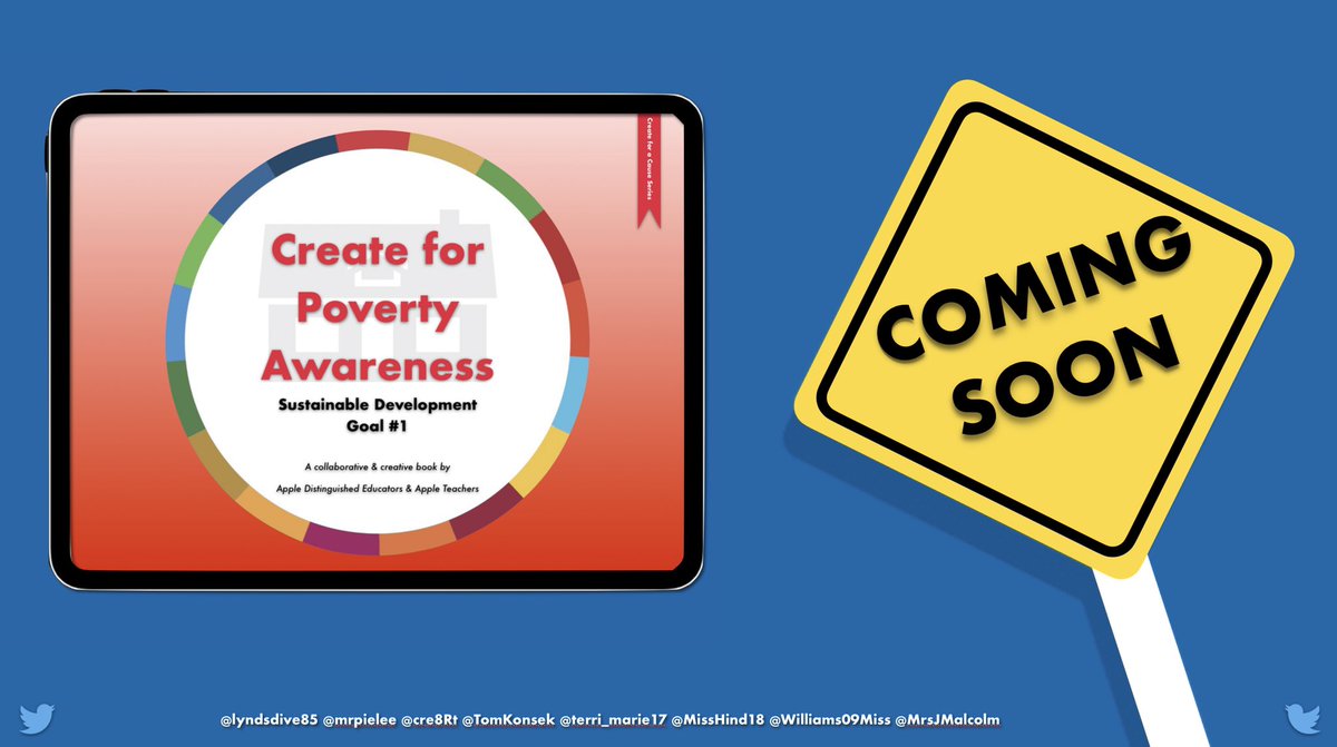 CauseCreate's tweet photo. Coming soon 👀 watch this space!
@UN #AppleEDUChat @cre8Rt @TomKonsek @mrpielee @lyndsdive85 @terri_marie17 @Williams09Miss @MrsJMalcolm @MissHind18 #CreateforaCause #CreateforSDG https://t.co/f22LsOMxrj