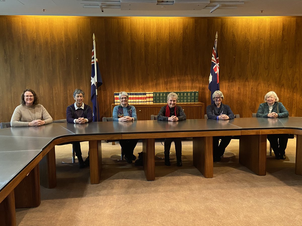 WomensLibraryAu's tweet photo. Library visit to @MoAD_Canberra to the Changemakers exhibition, and do the Pins, Pearls + Portfolios tour. 🙏to women like Edith Cowan, Susan Ryan, Joan Childs, Jessie Street, and other 🚺, who stuck their foot in the door to keep it open for other 🚺🚺🚺. #auspol #WomensRights https://t.co/dEmvBJbdID