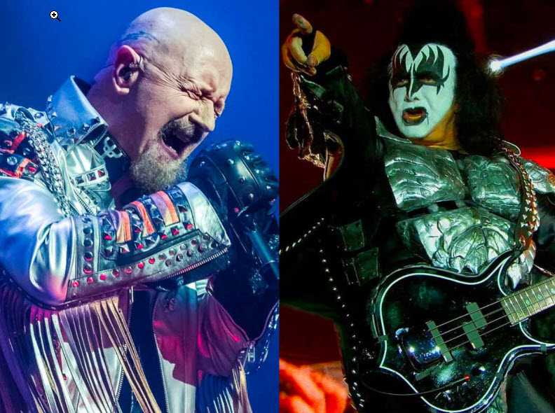 Happy birthday to Judas Priest\s Rob Halford (71) and KISS\s Gene Simmons (73)! 