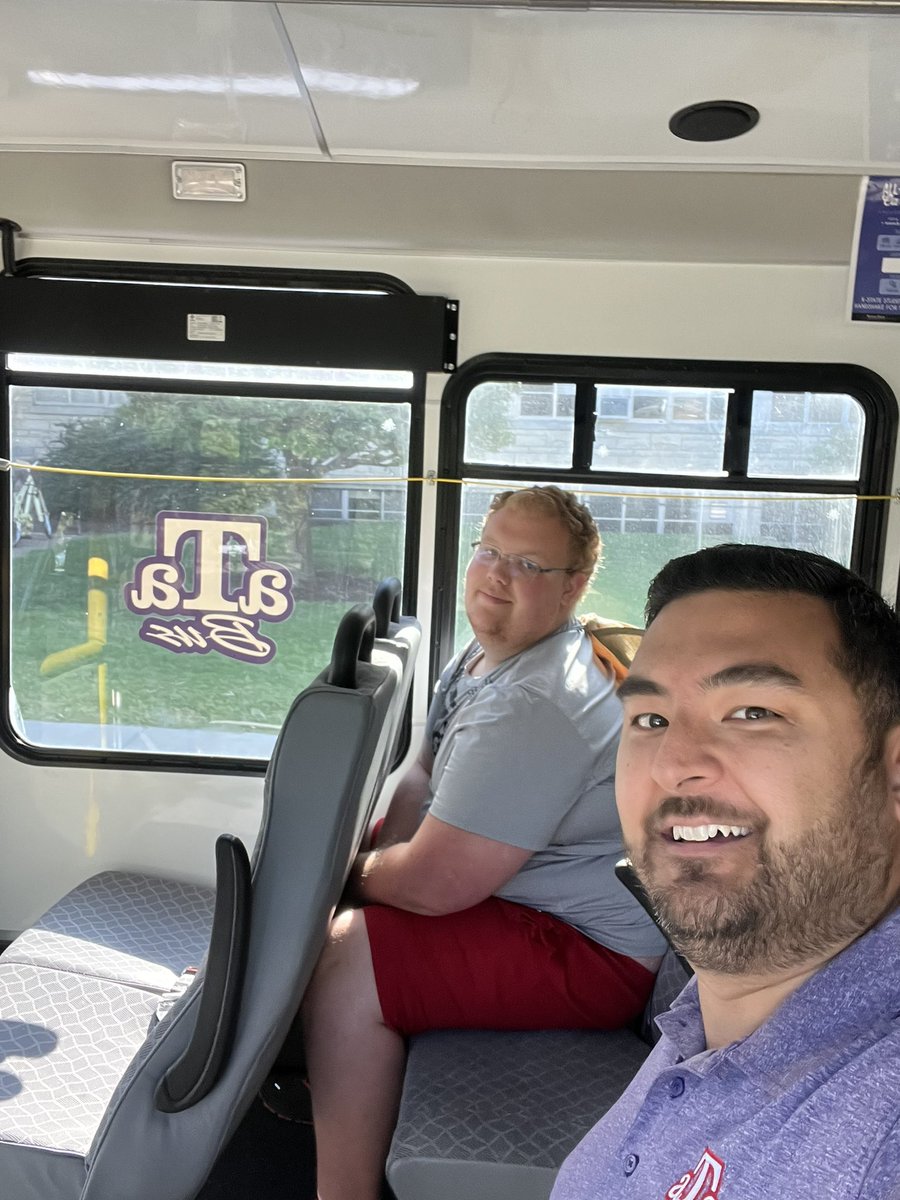 TransitMike's tweet image. Enjoying a nice ride around the best campus. #traveltraining