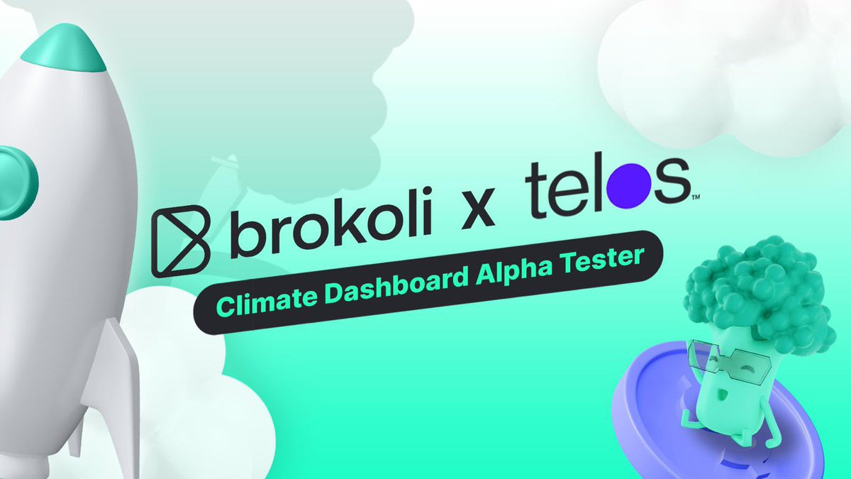 BrokoliNetwork's tweet photo. Offsetting #Web3 on an institutional level 🚀

“ $BRKL has used the current bear market to take blockchain sustainability to new heights with an innovative Climate Dashboard - &amp; @HelloTelos is proud to join them in this effort! ”📈

Who would you like to see us partner with next? https://t.co/RntxWIlU7H