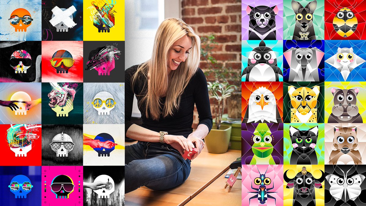 Hi I'm Christine from 🇨🇦! Join my creative journey with my Scarce collections:

🐯Scarce Animals (SOLD OUT)
New drop 🔜
opensea.io/collection/sca…

💀Scarce Skulls
#skullart as a metaphor of our strengths &amp; weaknesses
0.0125 ETH
opensea.io/collection/sca…

#NFTCommunity #nftcollector