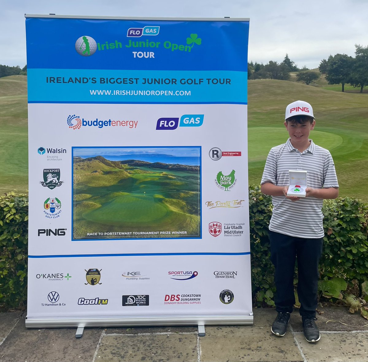 U11 ‘Flogas Irish Junior Open Autumn Tour’ Gross Runner Up at Birr Golf Club - Ronan Carroll from Esker Hills Golf Club irishjunioropen.com
