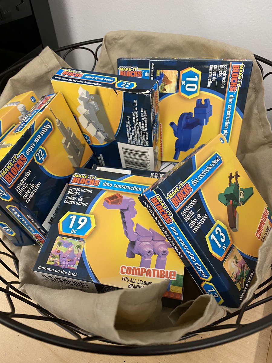 ImDocPlague's tweet image. I got these little Lego sets from the dollar tree as a prize for some games during an event at our library today and the students are losing their shit over them. #programminglibrarian #librarytwitter
