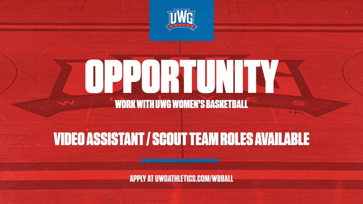 🚨 CALLING UWG STUDENTS 🚨 

UWG Women's Basketball needs YOU! 

✔️Video Internships
✔️Scout Team Players

Be a part of our team as we rise to the top of Division II basketball. 

forms.gle/VAdf8WmVoFrrJ2…

#WeRunTogether