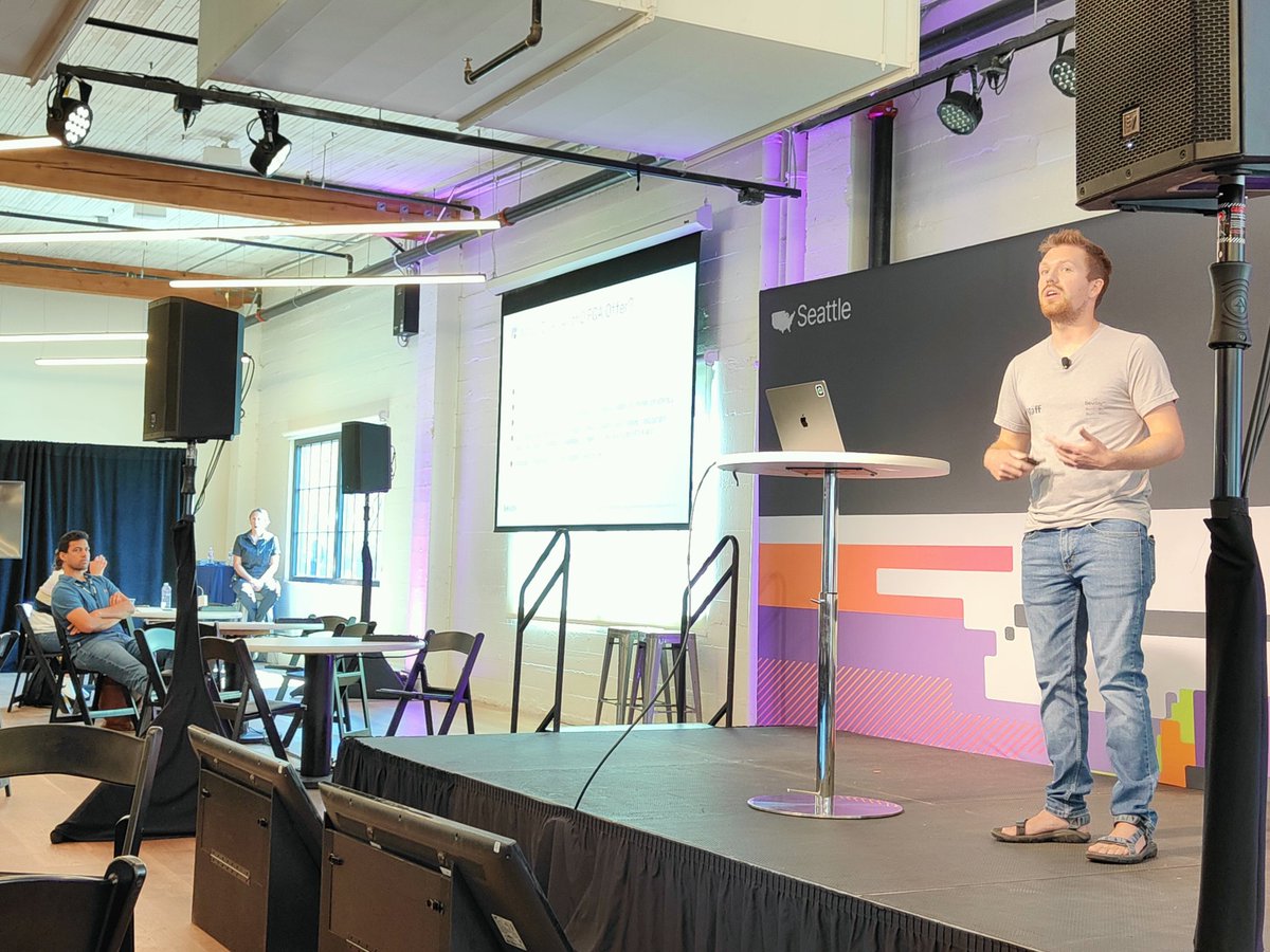 augvcor's tweet photo. Jonathan Whitaker gave us an indepth tour of the recently released @auth0 #FGA and @OpenFGA
#DevDaysSeattle https://t.co/Fae2M9Cui9