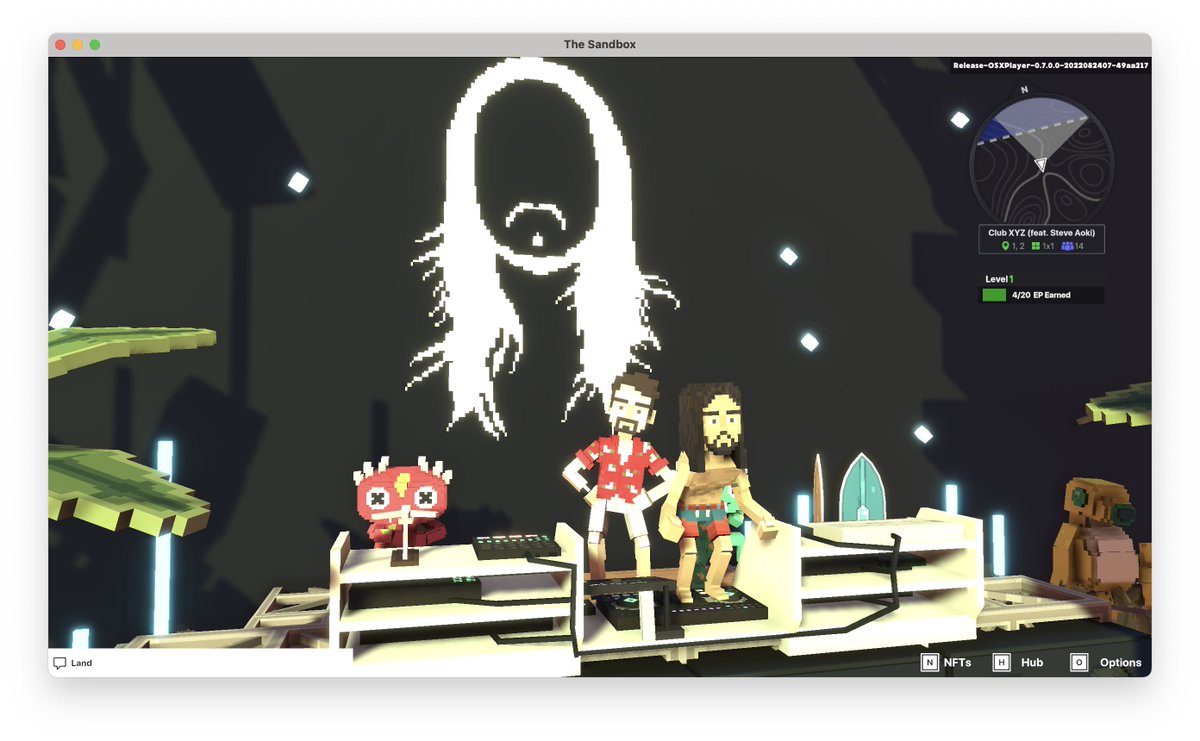 abbaswalkerna's tweet photo. @TheSandboxGame @steveaoki I just participated in the #SandboxAlphaS3Giveaway for a chance to win 500 SAND! On stage with Steve Aoki, check out my screenshot below!
👇 https://t.co/8BddCtIlec