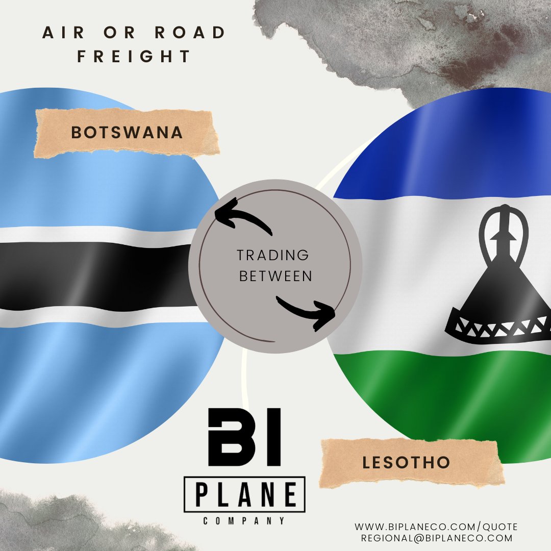 bi_plane_co's tweet photo. Botswana To Lesotho
Lesotho To Botswana
Air or Road Freight
https://t.co/SYBT68cGJD

#SouthernAfricaRoute
#Logistics
#Courier
#InterContental https://t.co/2HgqgQnP1f