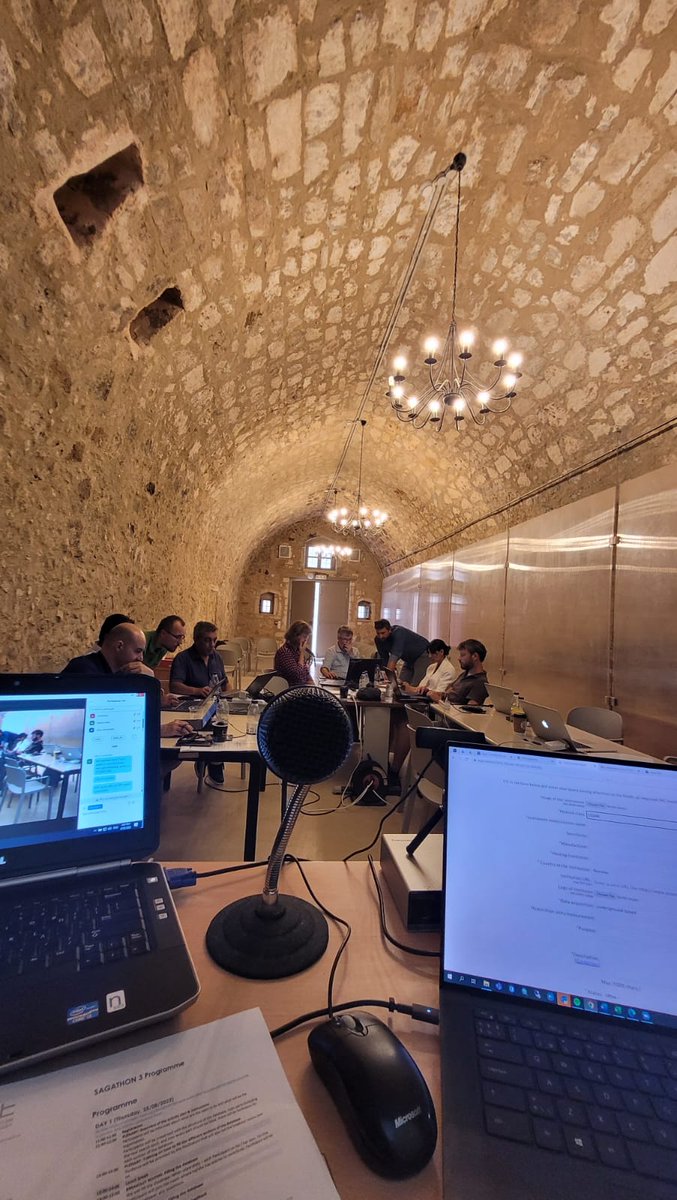 SAGA_COST's tweet photo. 🕵️‍♀️ Take a sneak-peek at the work on the database 🗂 of #SAGACost in Rethymno, Greece! 💡 #SAGATHON3 is in progress! ⚙️ #COSTAction #archeogeophysics https://t.co/Zn7WikjLFe