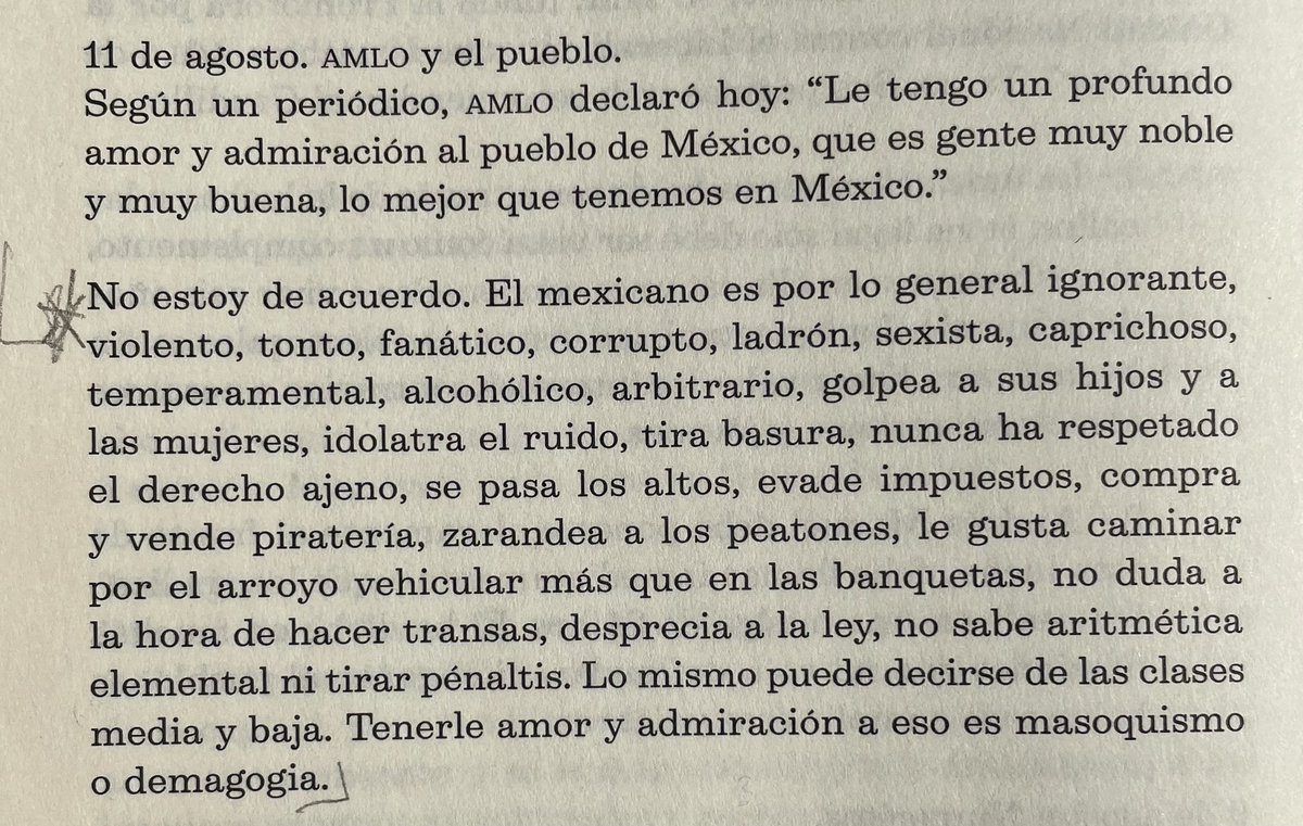 sevillacritico's tweet photo. AMLO siempre ha creído en el pueblo de México. @EnriqueKrauze y sus amigos no. Un ejemplo: AMLO declara tenerle un profundo amor y respeto al pueblo de México. ¿Y saben que escribió @GmoSheridan en @Letras_Libres? Échele un ojo.👇 https://t.co/NaT3mdYTNc